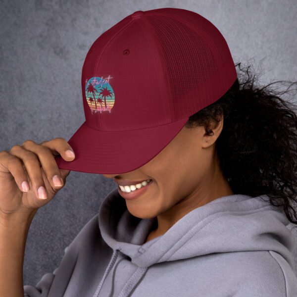 Casquette Trucker brodée "En attendant le weekend" – Image 15
