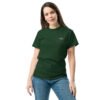T-shirt classique unisexe brodé "En attendant le weekend"+ impression dos – Image 13