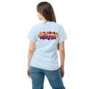T-shirt classique unisexe brodé "En attendant le weekend"+ impression dos