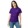 T-shirt classique unisexe brodé "En attendant le weekend"+ impression dos – Image 10