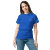T-shirt classique unisexe brodé "En attendant le weekend"+ impression dos – Image 16