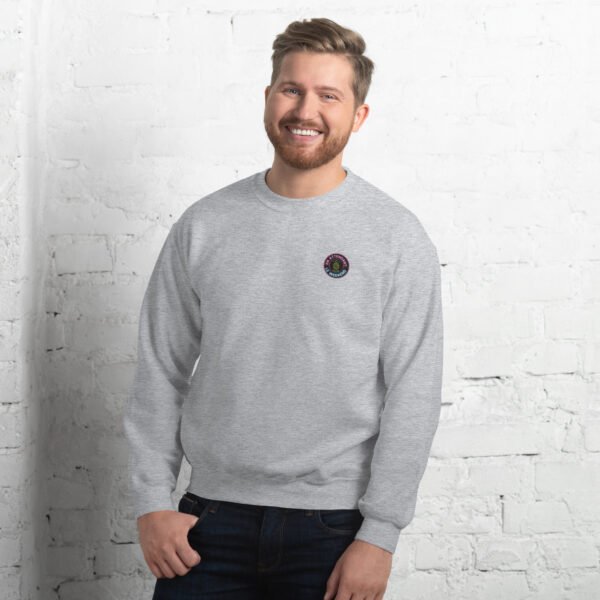 Sweat Unisexe brodé "En attendant le weekend"+ impression dos – Image 3