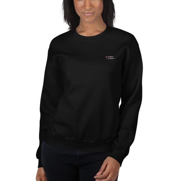 Sweat Unisexe brodé "En attendant le weekend" + impression dos – Image 6
