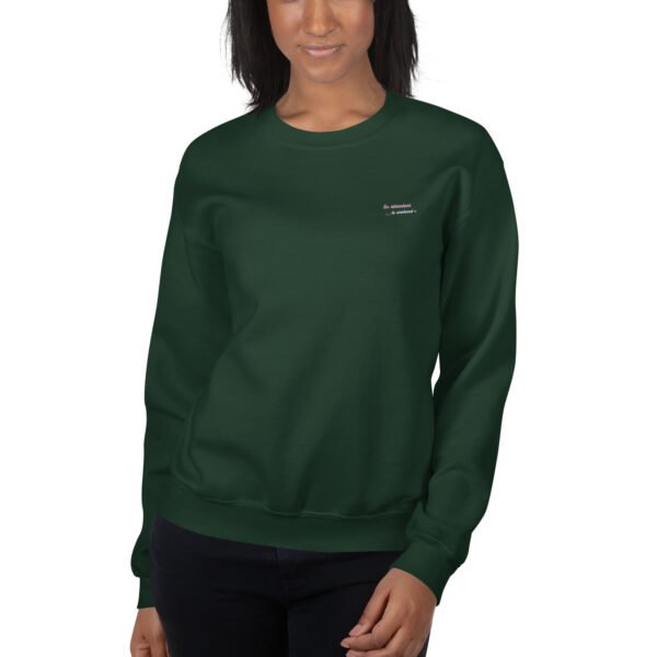 Sweat Unisexe brodé "En attendant le weekend" + impression dos – Image 15