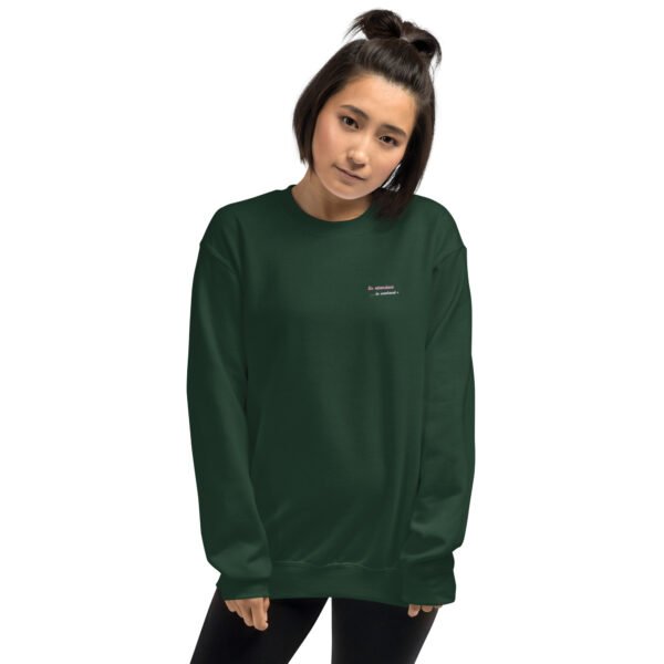Sweat Unisexe brodé "En attendant le weekend" + impression dos – Image 14