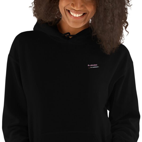 Sweat à capuche Unisexe Brodé "En attendant le weekend" + impression dos – Image 5