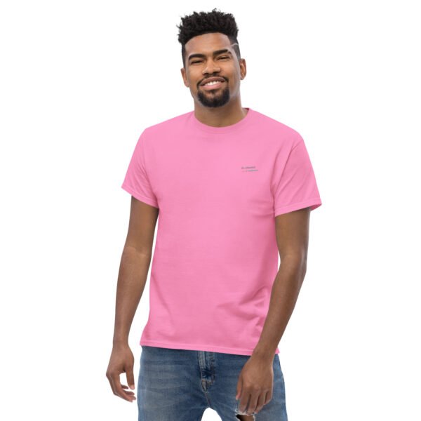 T-shirt classique brodé « En attendant le weekend » + impression dos – Image 26