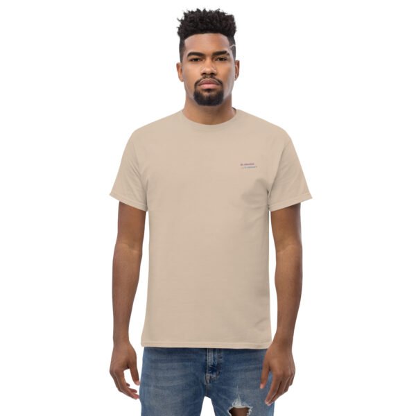 T-shirt brodé « En attendant le weekend » + impression dos – Image 32