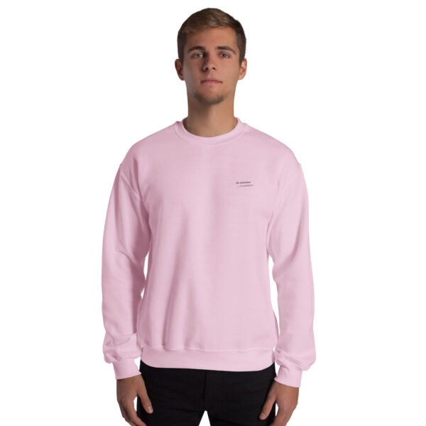 Sweat Unisexe brodé « En attendant le weekend » + impression dos – Image 37
