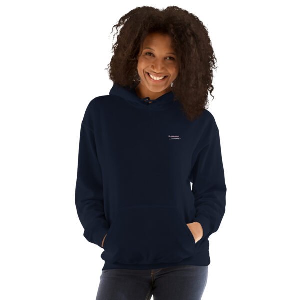 Sweat à capuche brodé « En attendant le weekend » + impression dos – Image 10